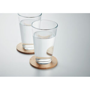 Alternative view of Glasunderlägg i bambu - 6-pack